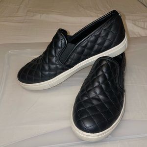 Steve Madden Ecentrcq Black Loafers (Women's)